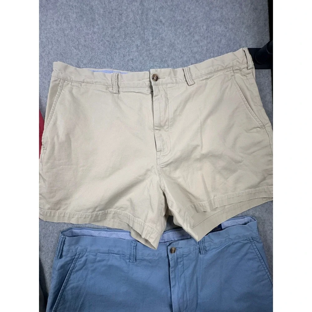 Polo Ralph Lauren Mens Chino Shorts Bundle 4 Pairs Red Blue Tan Khaki Size 40